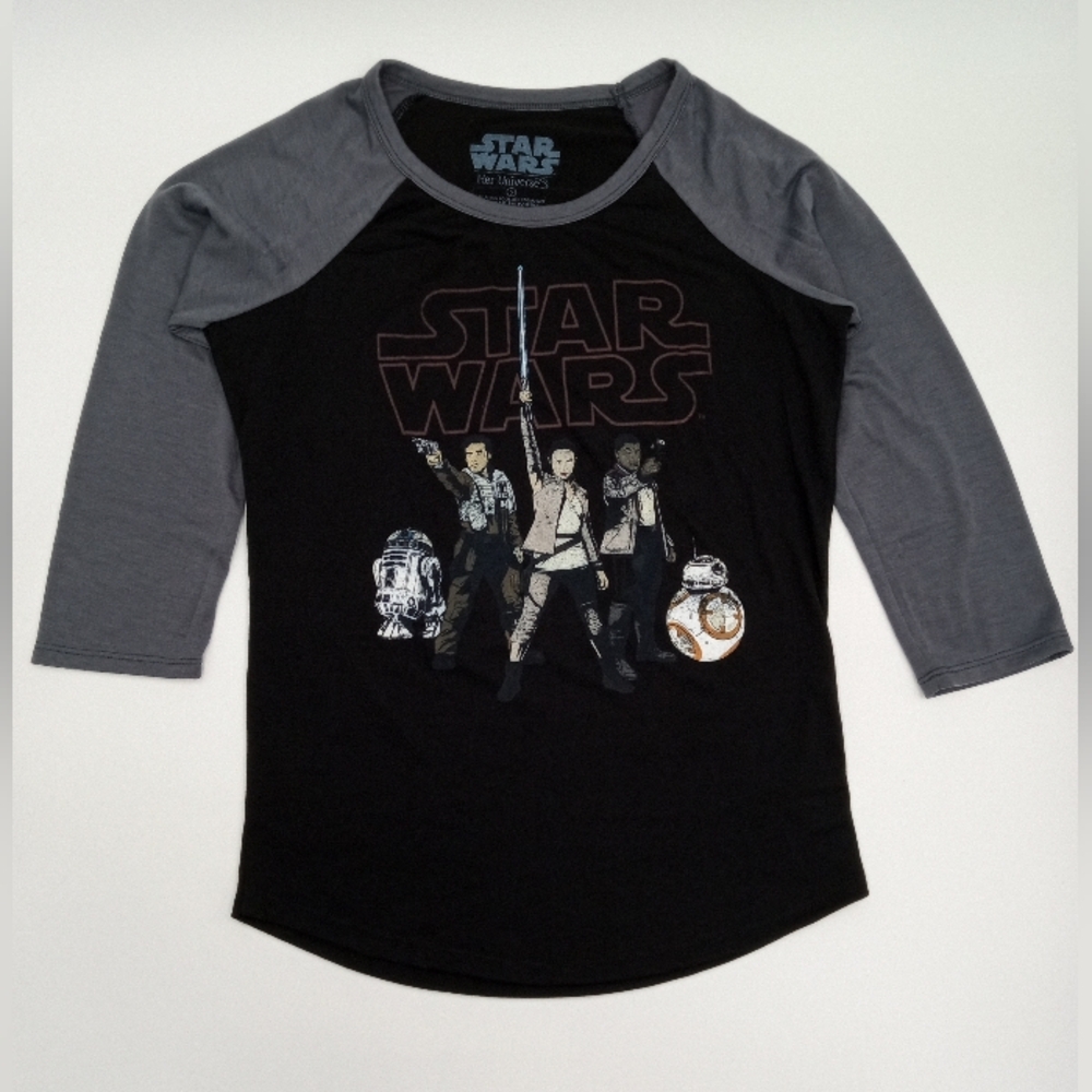 Womens Her Universe Star Wars Raglan Top Size S